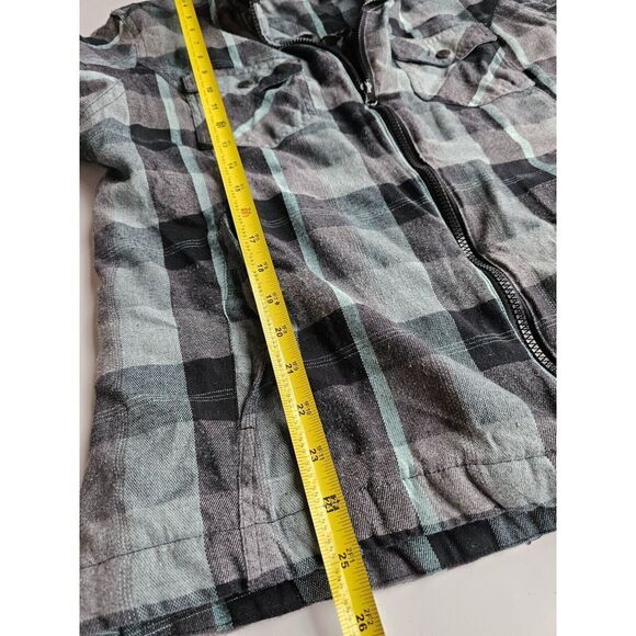 Stillwater Supply Jacket teal/black plaid  Size XL - Picture 2 of 7